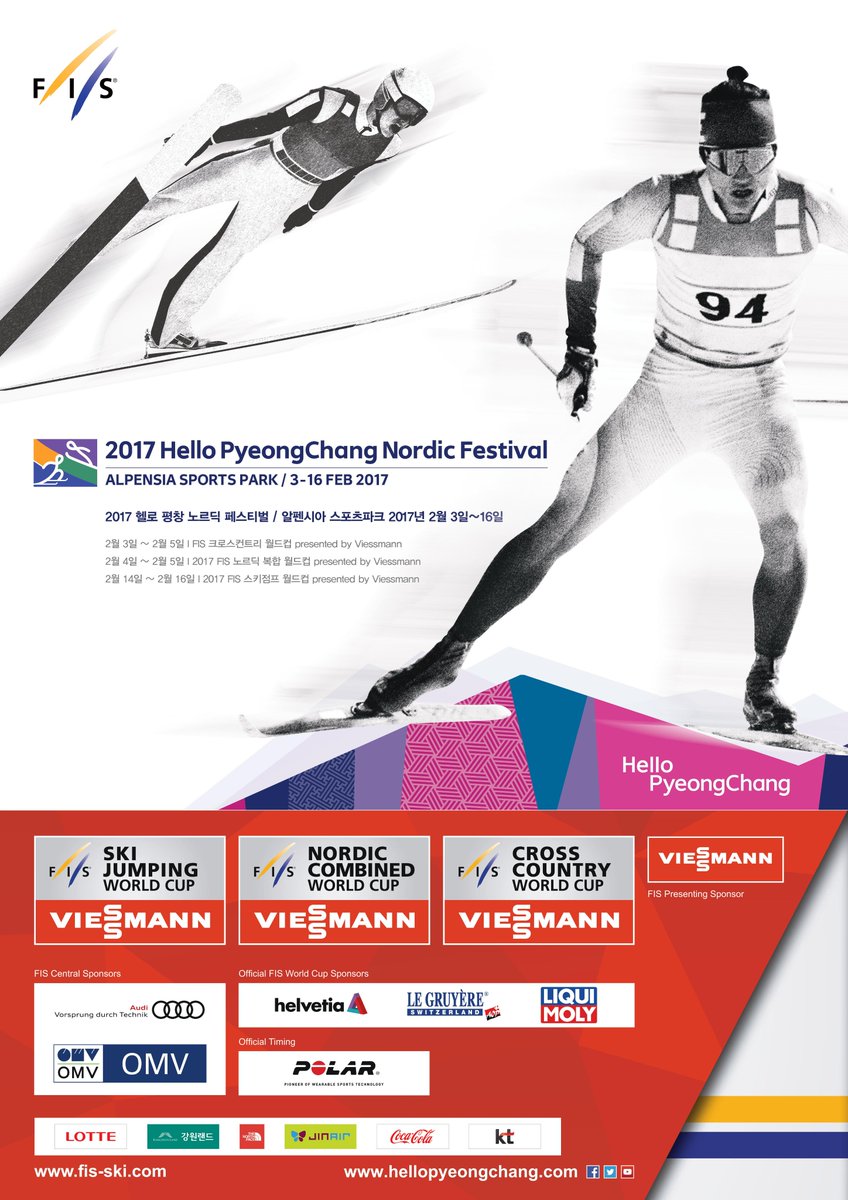 mcstkorea's tweet image. 하늘을 가르는 스키점프를 눈앞에서 볼 기회!
#평창 에서 열리는 '노르딕 복합 월드컵' 무료 관람 예약이 진행 중입니다.
▶예약하기 goo.gl/DulBv1
▶평창 #테스트이벤트 더 보기 goo.gl/vZrtK1