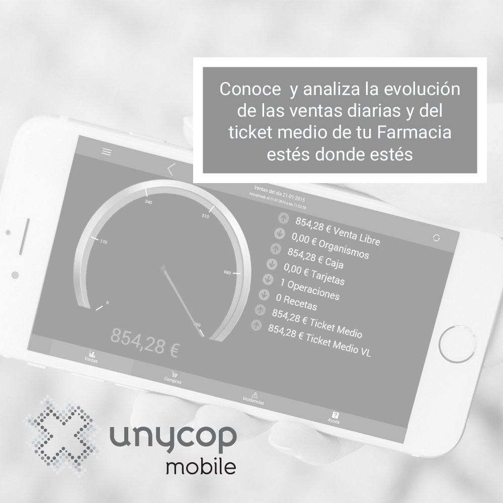 Unycop's tweet photo. Con #UnycopMobile, los datos de tu Farmacia estés donde estés #PresumedeFarmacia #FelizJueves https://t.co/oHOZTGYKBC https://t.co/hwDJ0o96Fu
