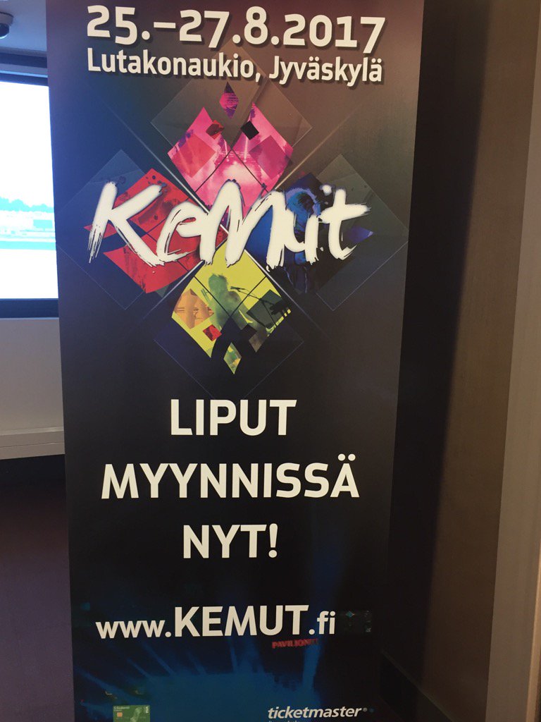 Kemut #KemutJKL  tulevat taas. Elokuu 2017. Liput myynnissä nyt. #keskimaa #kovempaa #rokimmin #pidempään