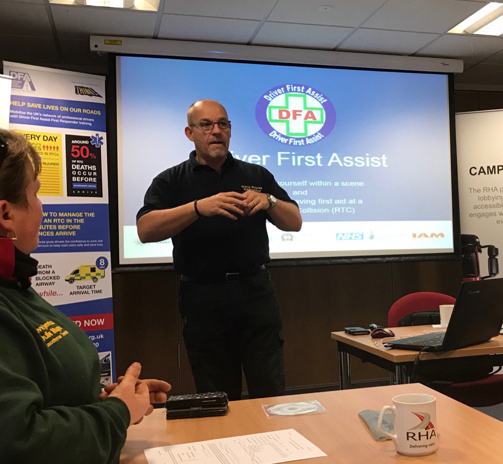 RHANews's tweet photo. .@RHANews is all set for @driver1stassist training with @RoundsSteve. Starting with insecure loads #rhatraining https://t.co/AE7pRNGedG