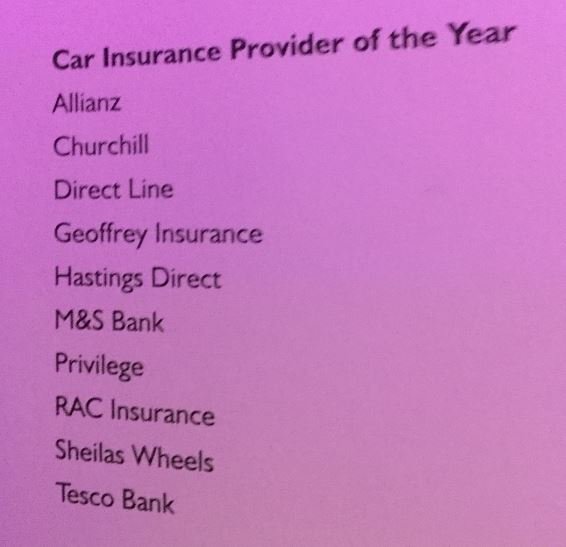GeoffreyInsure's tweet photo. We are feeling extremely proud this morning after winning two awards including 'Car Insurance Provider of the Year' at the #MFCAwards! https://t.co/uRj7COIp9P