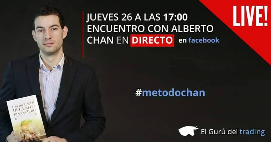 AneirosChan's tweet photo. ¡HOY A LAS 17:00H. Encuentro Digital con #AlbertoChan en Facebook!
#Bolsa #Economia #Finanzas #Trading #Forex #MetodoChan #Negocios #Dnero https://t.co/T6maoq8ddI