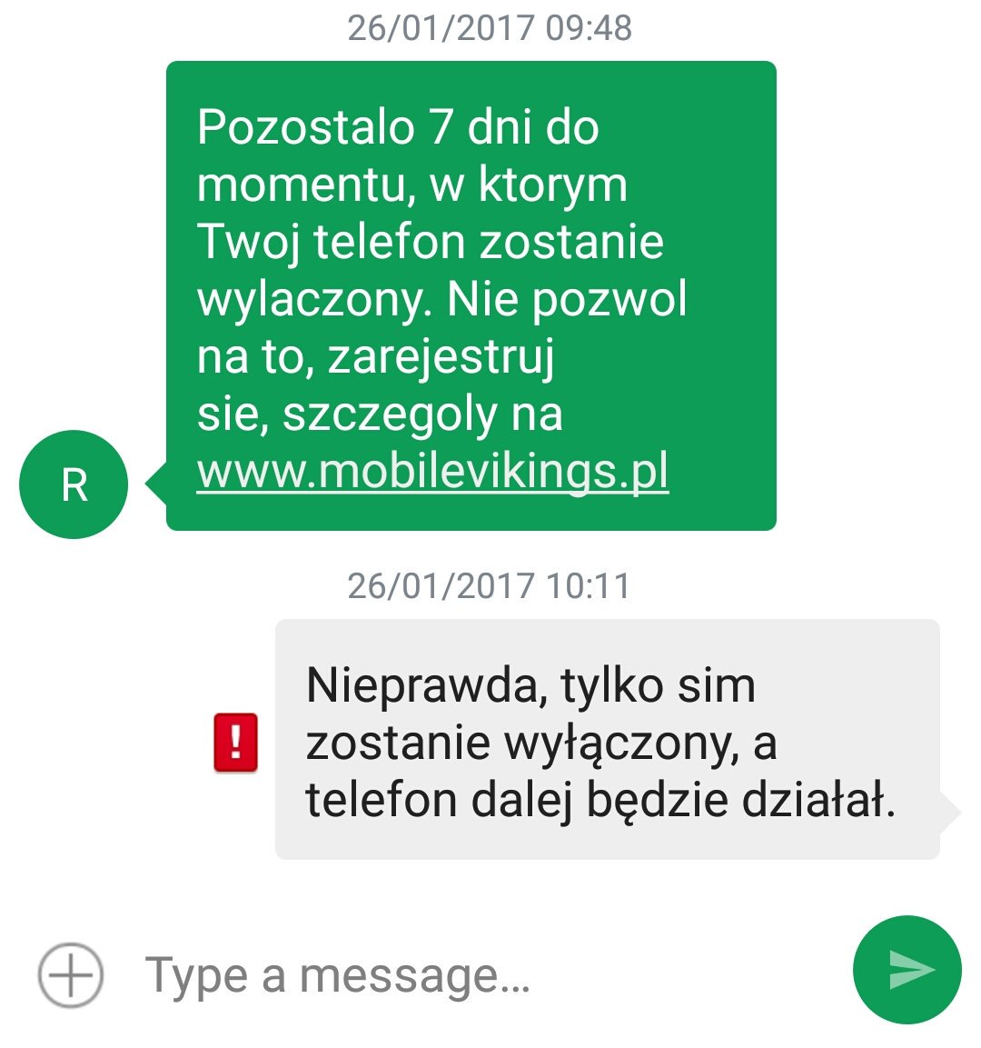 ChrisHonmaru's tweet photo. Chciałbym Wam pomóc w redakcji treści SMS, ale nie przyjmujecie feedbacku od Klientów ;) @MobileVikingsPL 

#rejestracja #sim #MobileVikings https://t.co/Q6oT5i2SAF