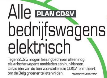 cdenv's tweet photo. .@RobrechtB heeft 10 voorstellen klaar voor 10 x meer elektrische wagens #nieuweWIJcongres in de praktijk @HLN https://t.co/Dfc3DIgVA2