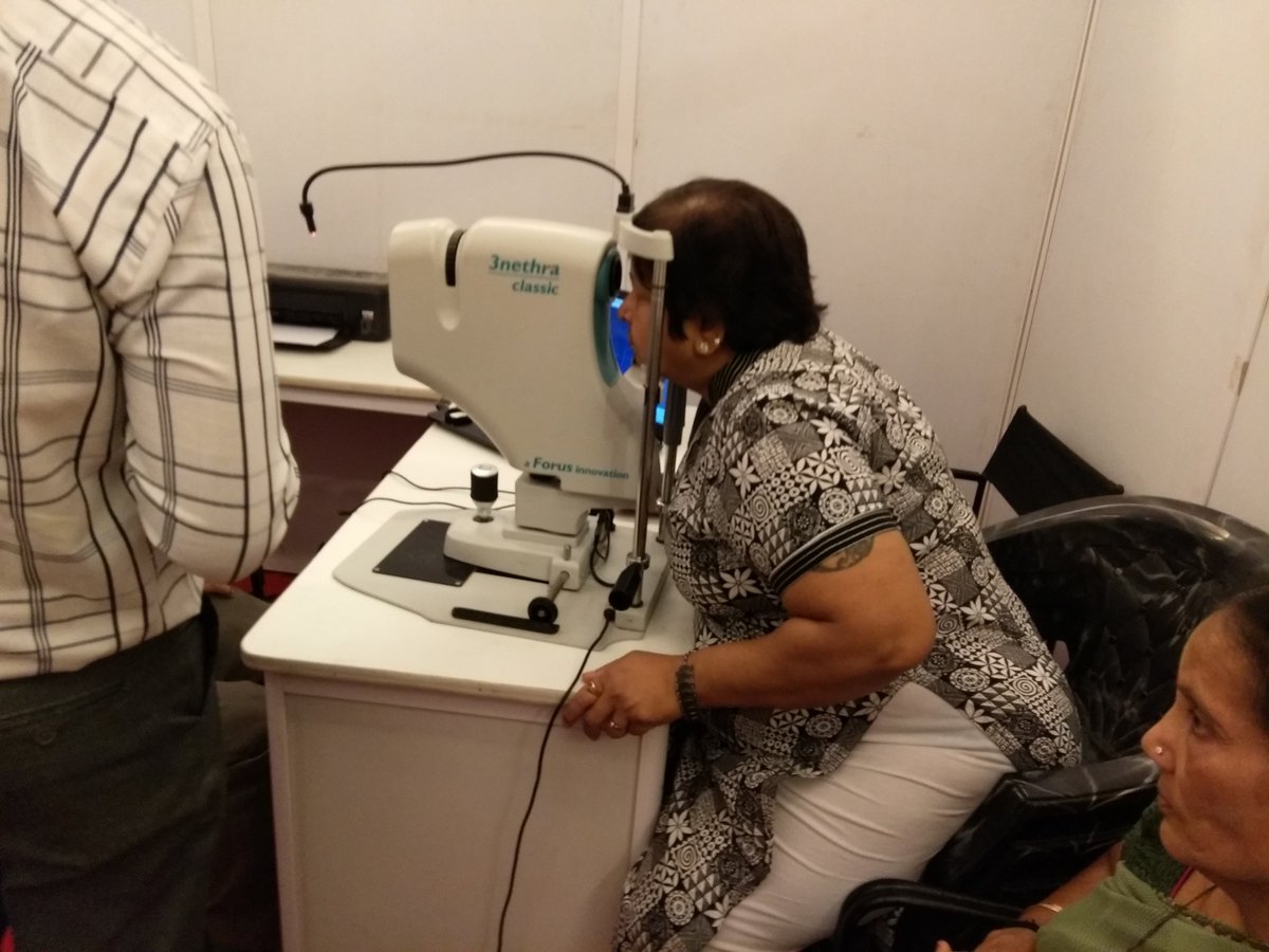 DiabetesMela's tweet photo. fundus and eye checkup at  #diabetesmela #diabetesversusme https://t.co/7z4VtPving