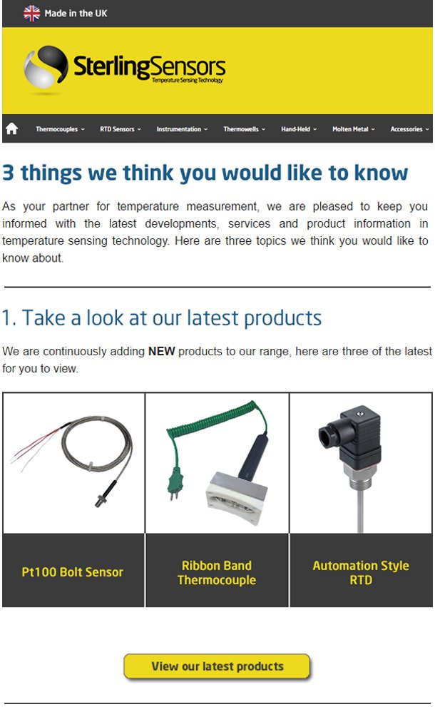 SterlingSensors's tweet image. 3 Things we think you would like to know in our latest newsletter. - sterlingsensors.co.uk/news