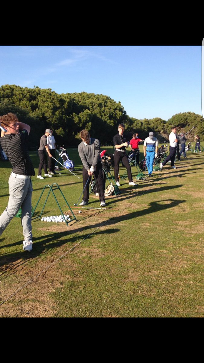 DaveCorsbyPGA's tweet photo. Quality Development camp with @My_GolfNews @My_Sport students in  #Portugal #Vilamoura #golf https://t.co/OqBxH0Pn4z