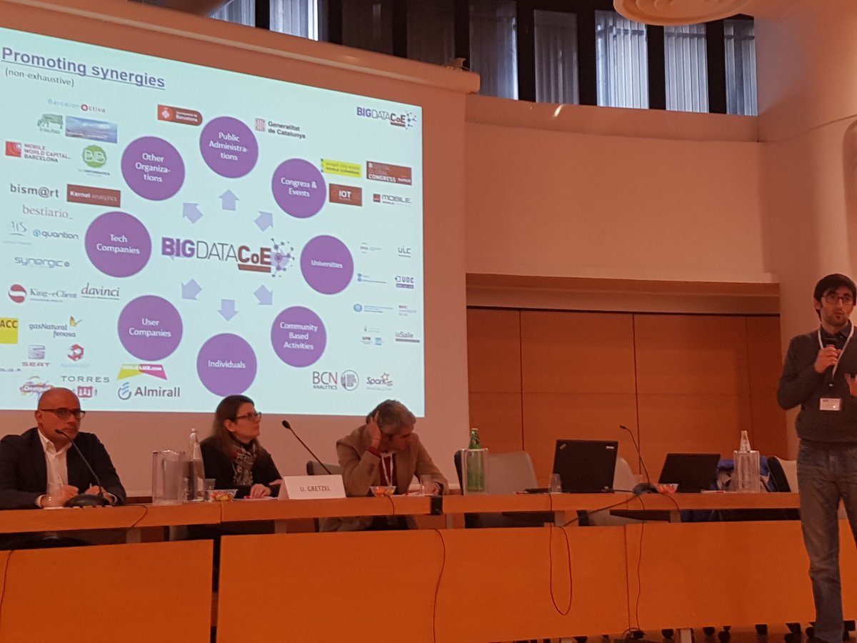 eppuJ's tweet image. Fantastic collaboration in Barcelona by #CoEBigData @MTrrnt #ENTER2017 Big Data needs big network :)