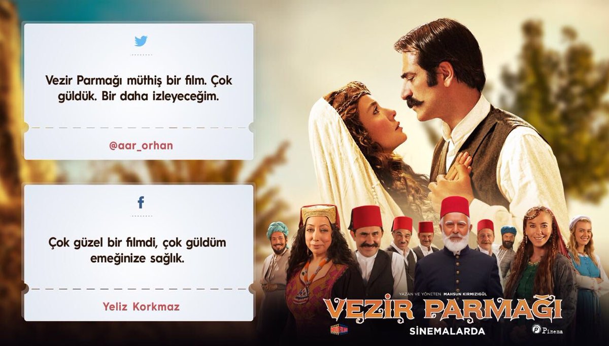 #VezirParmağı'nın ilk seyircileri, sinema salonlarından gülümseyerek ayrıldı. 😊
