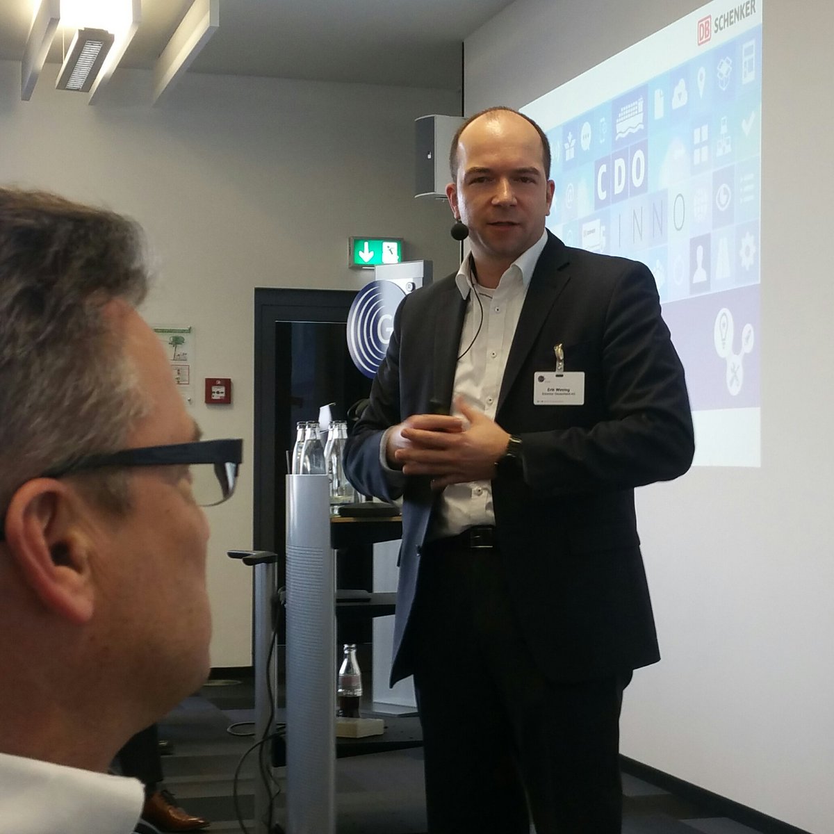 Erik Wirsing @DBSchenker: und plötzlich kam ein Startup und ersetzte mich... Startups stehen für Veränderung und Potenziale