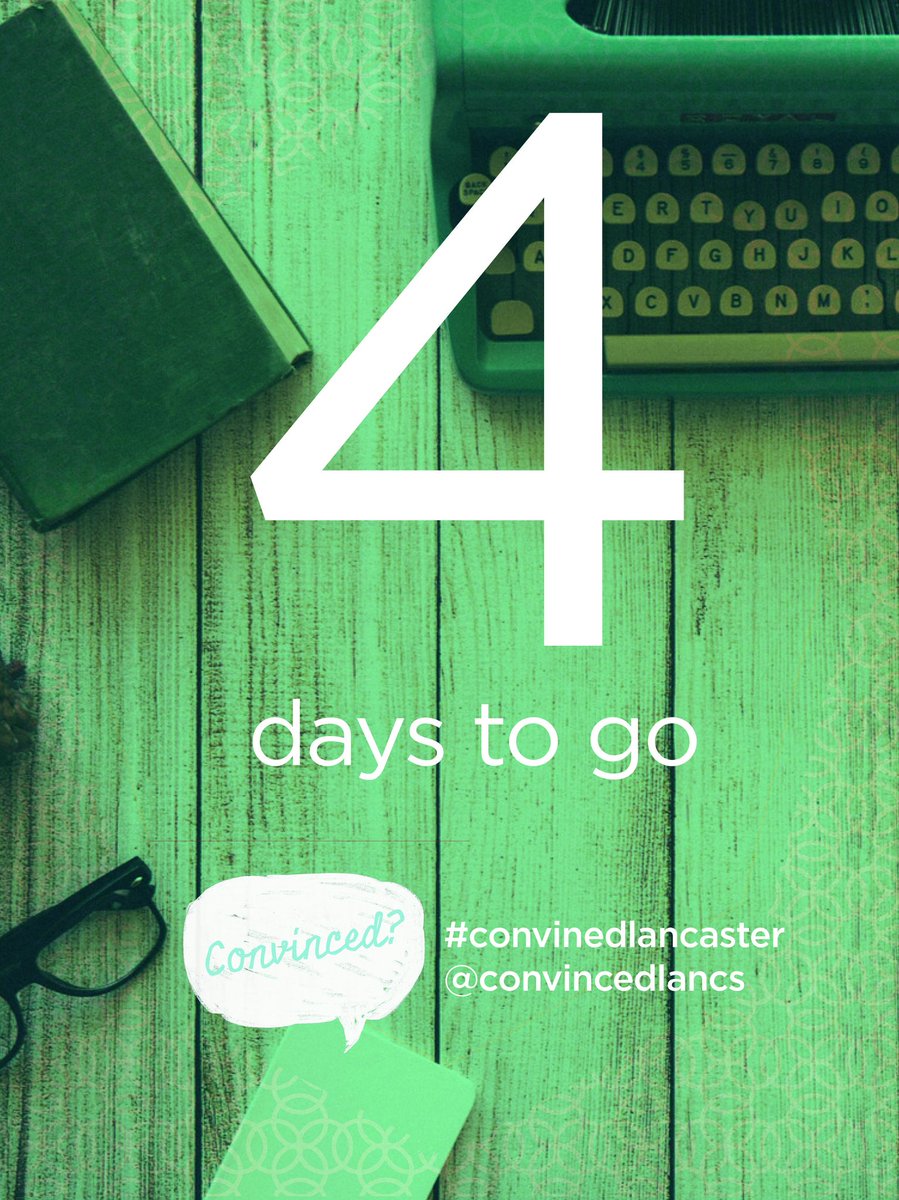 convincedlancs's tweet photo. 4 days to go! #convincedlancaster https://t.co/1GvkSZcegv