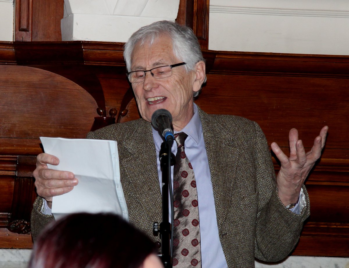 warren_maguire's tweet photo. True-born #Scot, Geoff Pullum, doing a great Address to a #Haggis last night at #ScotsEd. #Burns #Scots https://t.co/6rkpM0jsGx