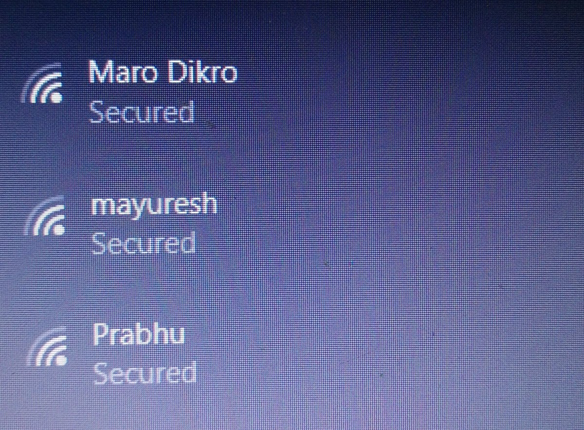 rising_pooja's tweet photo. I am feeling insecure now that even Maro Dikro secured on the nearby WIFI list and I am not! #gujaratis https://t.co/Ay4fT6d5il