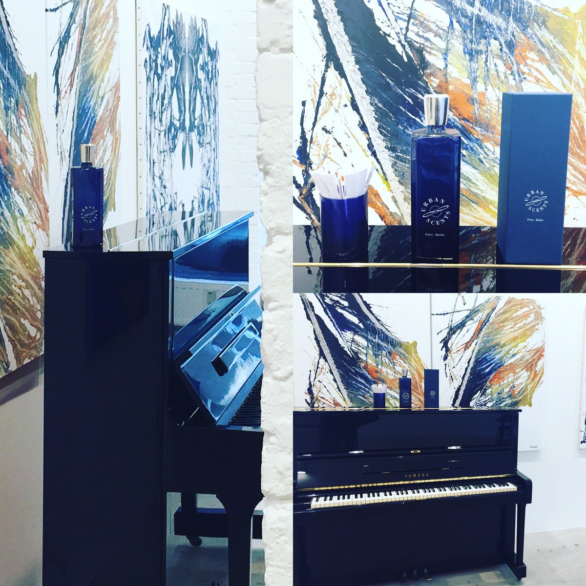 urban_scents's tweet photo. When art meets perfume ... tonight #recital in our #urbanscents #cavuspace galerie. #Soprano @faustinedemones &amp; #pianist Daniel Seroussi https://t.co/9oYBHKlxty