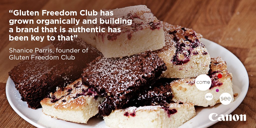 CanonBusinessUK's tweet photo. Raising awareness was a huge challenge for #SMB @ClubGlutenFree: https://t.co/Plq0Uz3b8L #CanonSmallBusinessHero https://t.co/IE5jM8tK3q