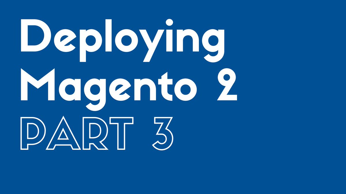cmuench's tweet photo. Deploying Magento2 - Releasing to Production by @mat_walter #dev98 https://t.co/YOPPX2QBug https://t.co/mGntKwHEDG