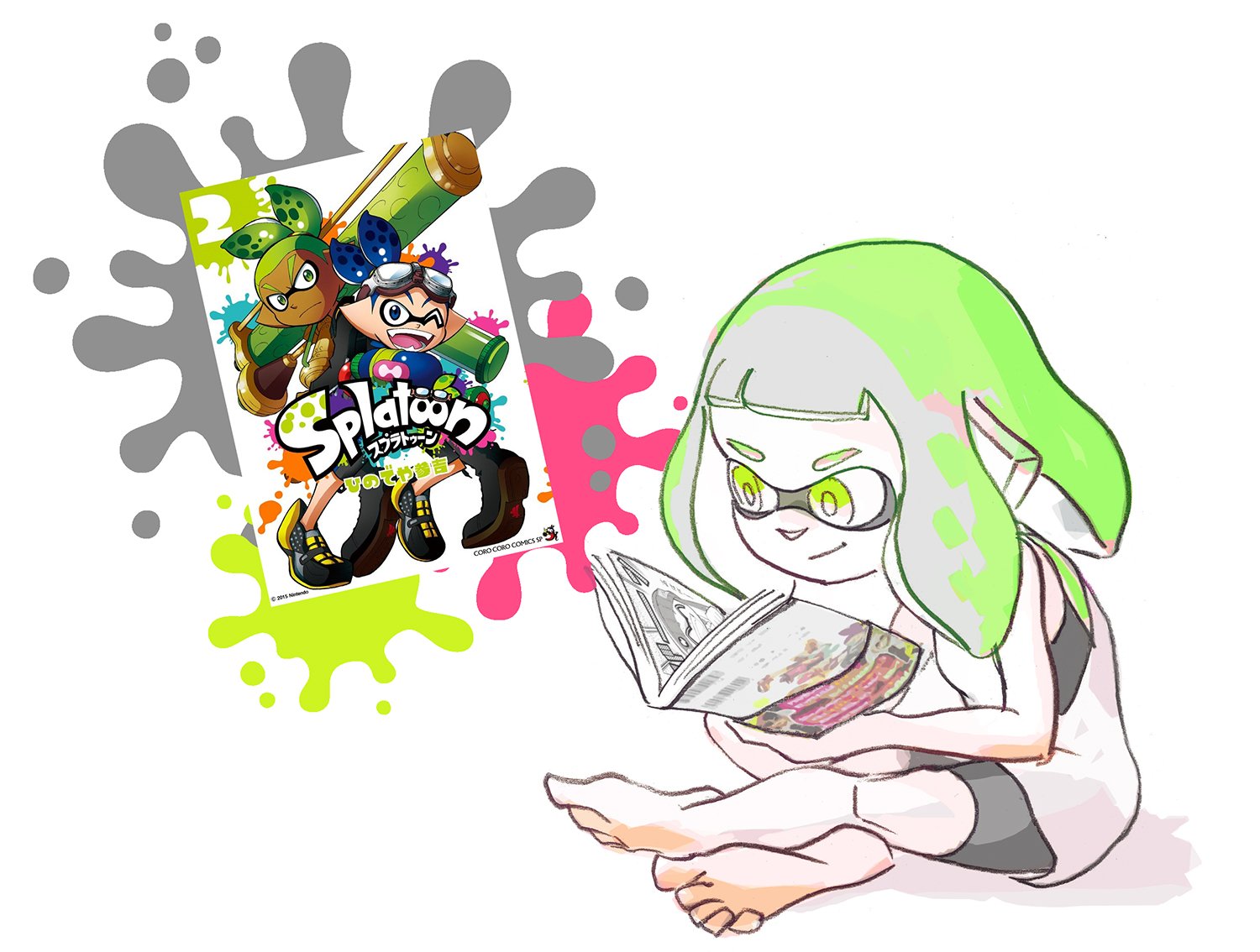Splatoon スプラトゥーン 別冊コロコロコミックで連載中の漫画の第2巻が明日発売になるという 巻末にはおなじみの せんしゅめイカん に加え 書き下ろしのオマケ漫画も掲載されている 気になる方はチェックしてほしい Splatoon スプラトゥーン 別冊コロコロコミックで連載中の漫画の第2巻が明日発売になるという 巻末にはおなじみの せんしゅめイカん に加え 書き下ろしのオマケ漫画も掲載されている 気になる方はチェックしてほしい