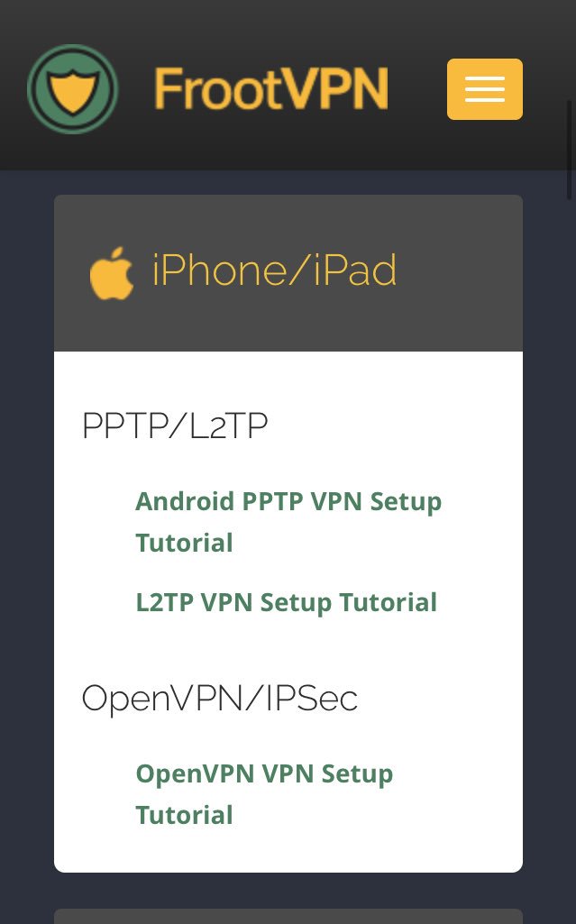 brownmon1's tweet photo. @FrootVPN Which one is best for iPod touch?  Why does one say "Android"? https://t.co/BIn0DcBp23