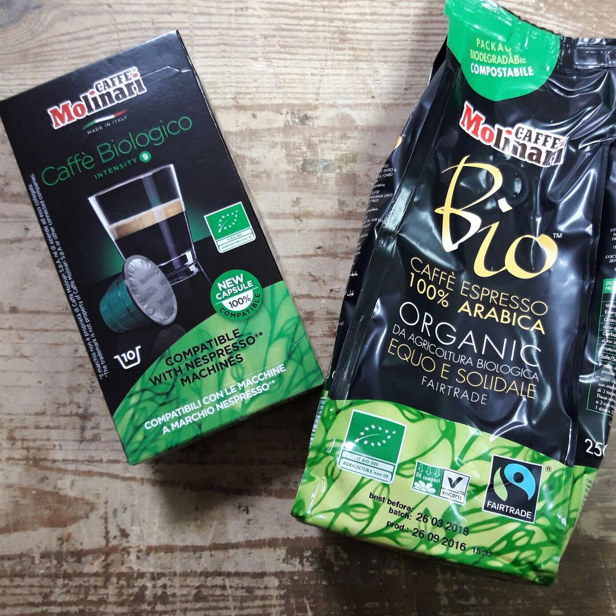 ShiitakeStCugat's tweet photo. A tots els amants del #cafè ☕!
El cafè #bio #arabiga mòlt o en càpsules compatibles amb màquines Nespresso. I com sempre, #eco ☺ #SantCugat https://t.co/VDvI7r9xvz