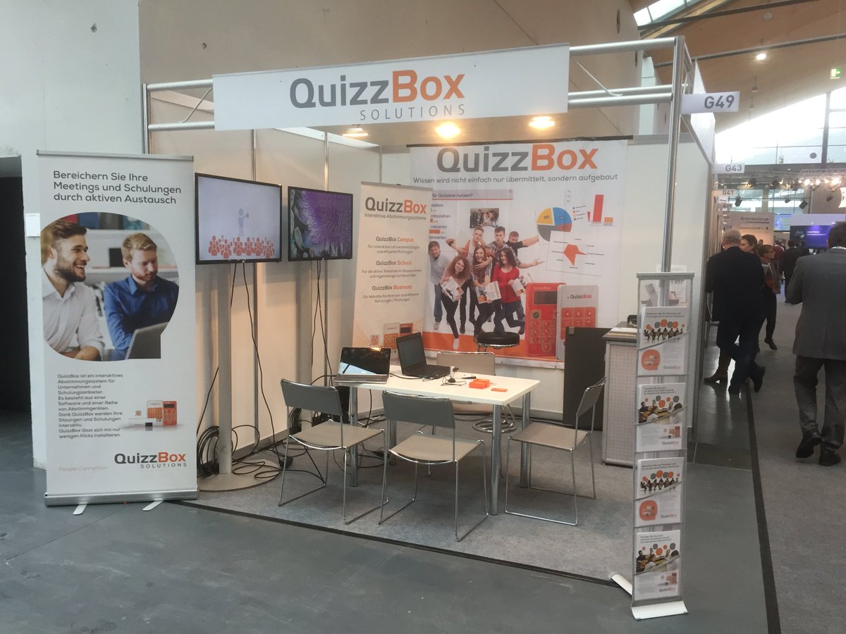 QuizzBox's tweet photo. Cette semaine rencontrez-nous également en Allemagne au salon #LEARNTEC2017 ! #voteinteractif https://t.co/765123mh4b