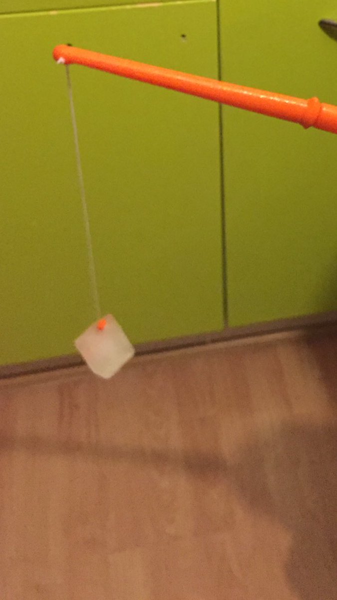 I went ice fishing. I caught one ice!