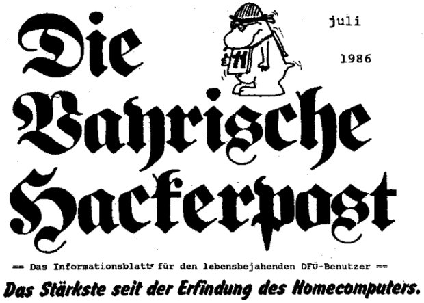 [Neues Exponat] bit.ly/2j7E2Od  #BayrischeHackerPost » 11 « (AUSGABE 9 von 1986) // #VintageComputing #RetroComputing