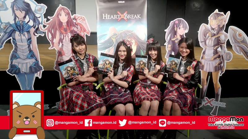mangamon_id's tweet photo. Komik HEARTXBREAK, kerjasama @kosmiknetwork dengan @officialJKT48 akan rilis tanggal 27 Januari 2017. Hanya di https://t.co/VHmX5svEcC https://t.co/g6ucPqAvdf