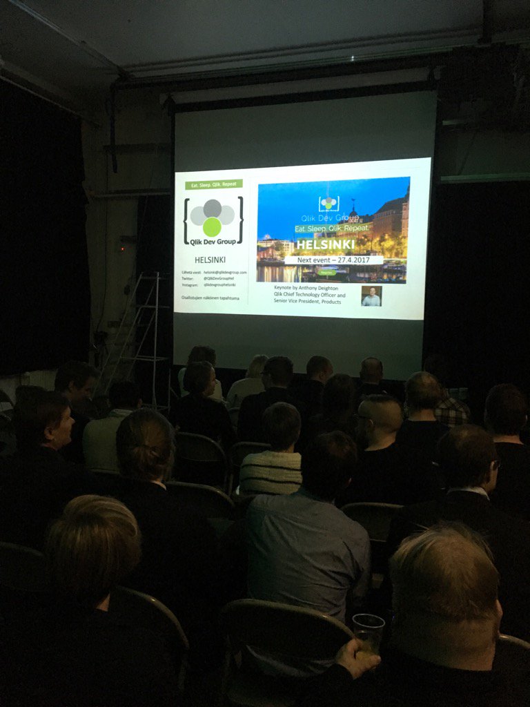Ai_Bi_Mi's tweet image. Anthony Deighton just announced as keynote for next #QlikDevGroup Helsinki event.