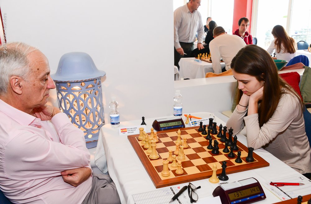 Anna Cramling-Bellon, Tradewise Gibraltar Chess,Morning Eve…