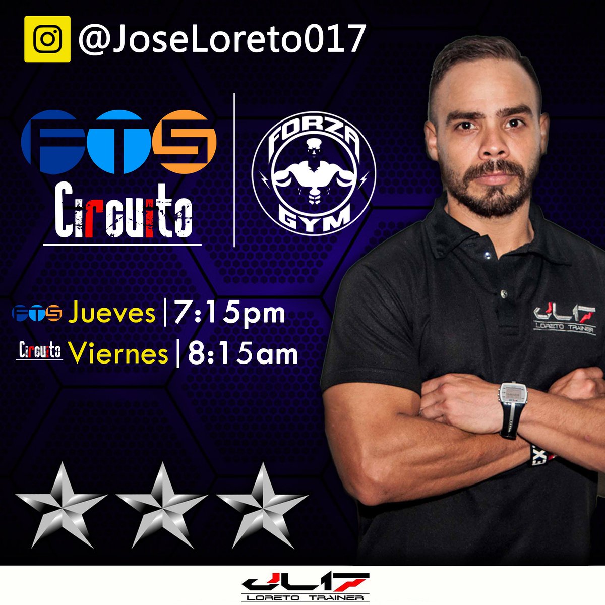 Hoy nuestra clase a las 6:15pm de Circuito Explosivo FTS con el coach <a href="/joseloreto017/">Jose Loreto</a>