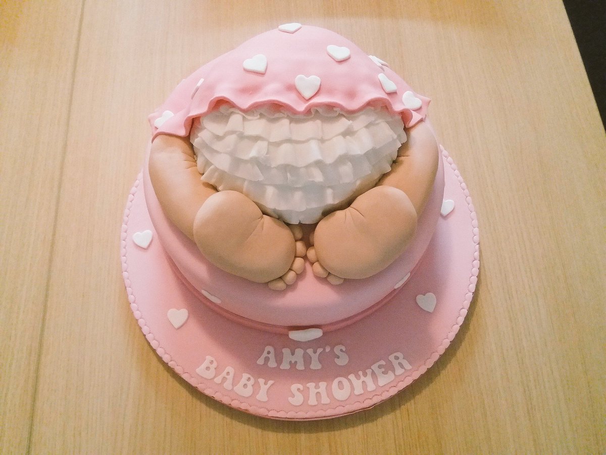 kjscoffeeshot's tweet photo. Baby shower cake 👶🏻🎂#KJsCoffeeShot https://t.co/78aLsVbvIQ