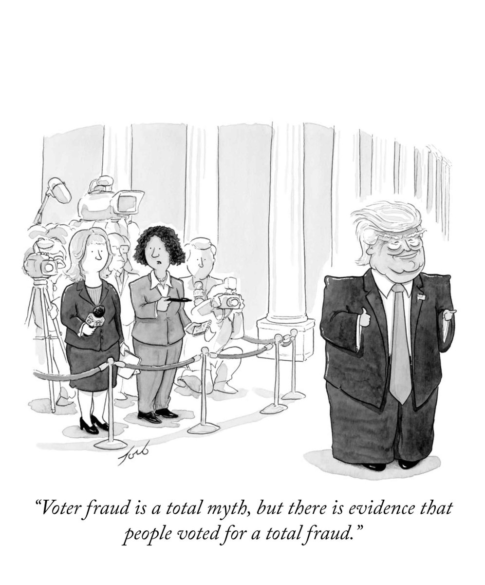 NewYorker's tweet photo. Today's daily cartoon by @t_b_toro. Swipe through more cartoons with the New Yorker Today app: https://t.co/LvzB4K97pf https://t.co/IPMaWdO84J