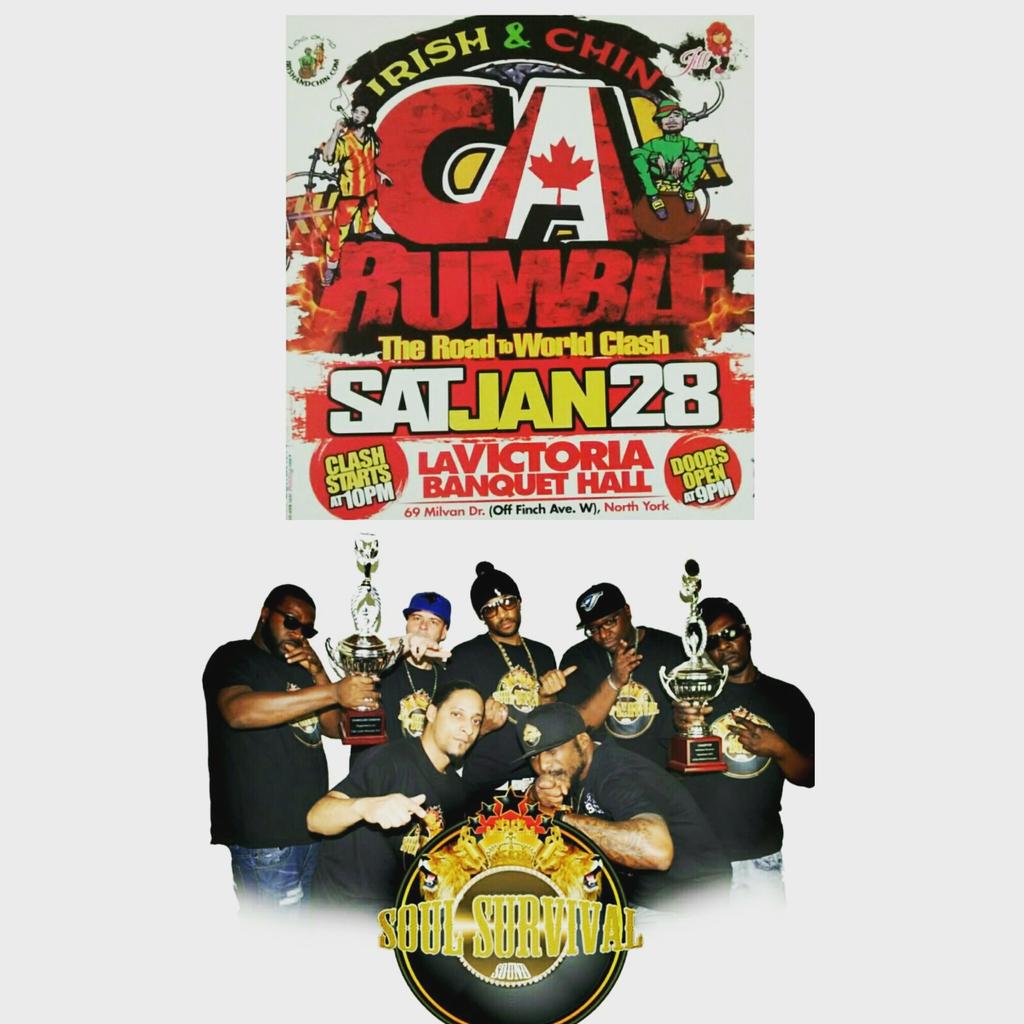 Matrix416's tweet photo. #TeamSoulSurvival #CaRumble 
This Saturday inside LaVictoria BQH!!!! 69 Milvan Dr. Toronto 
@IrishandChin https://t.co/vwWKkUIckt