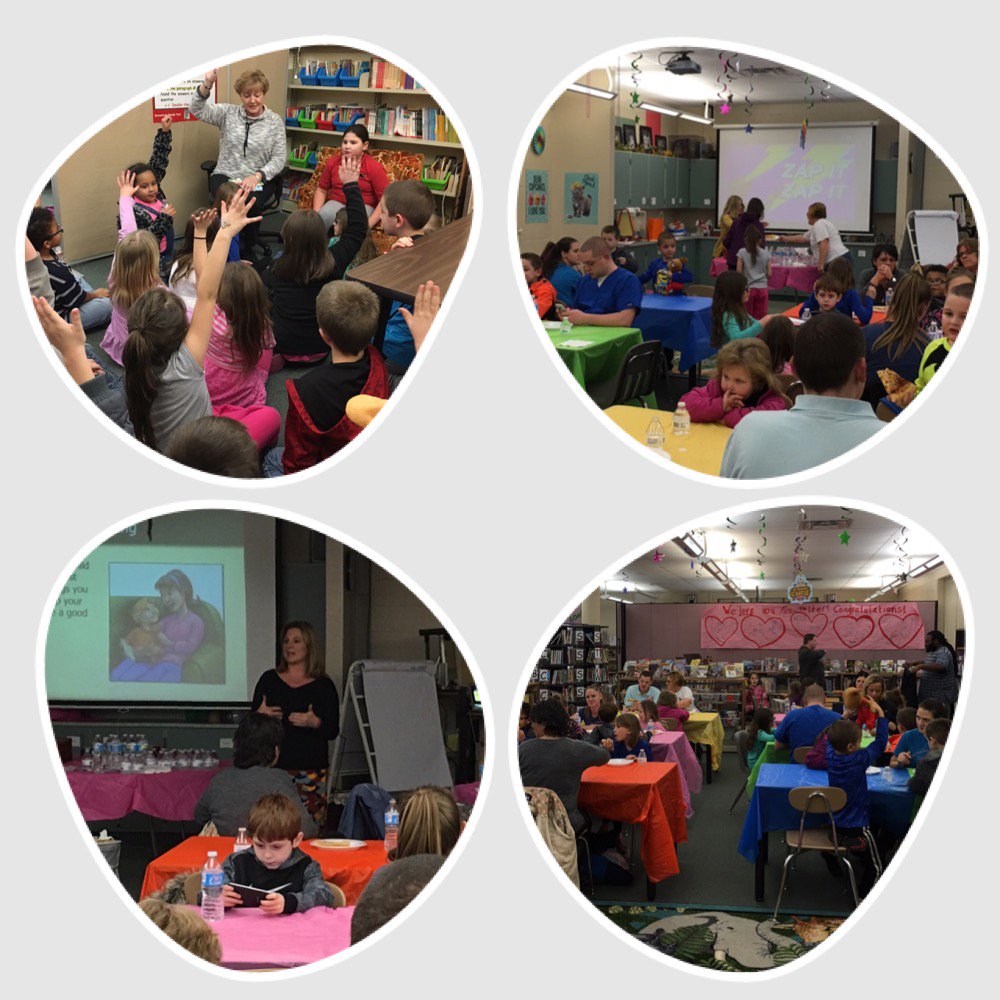HydeElem's tweet photo. #AppleSeed Grant winner @angelachavez77 "Bind Us Together" Parent/Student night was a SUCESS! #SJSDProud #HelpingKidsRead #RTI https://t.co/3LHqc5AXId