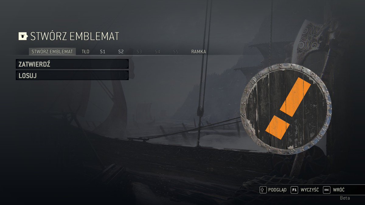 Project4Gamers's tweet image. Emblemat gotowy - jeszcze tylko poczesać brodę i można tłuc samurajów i innych rycerzy :D @ForHonorGame #closedbeta