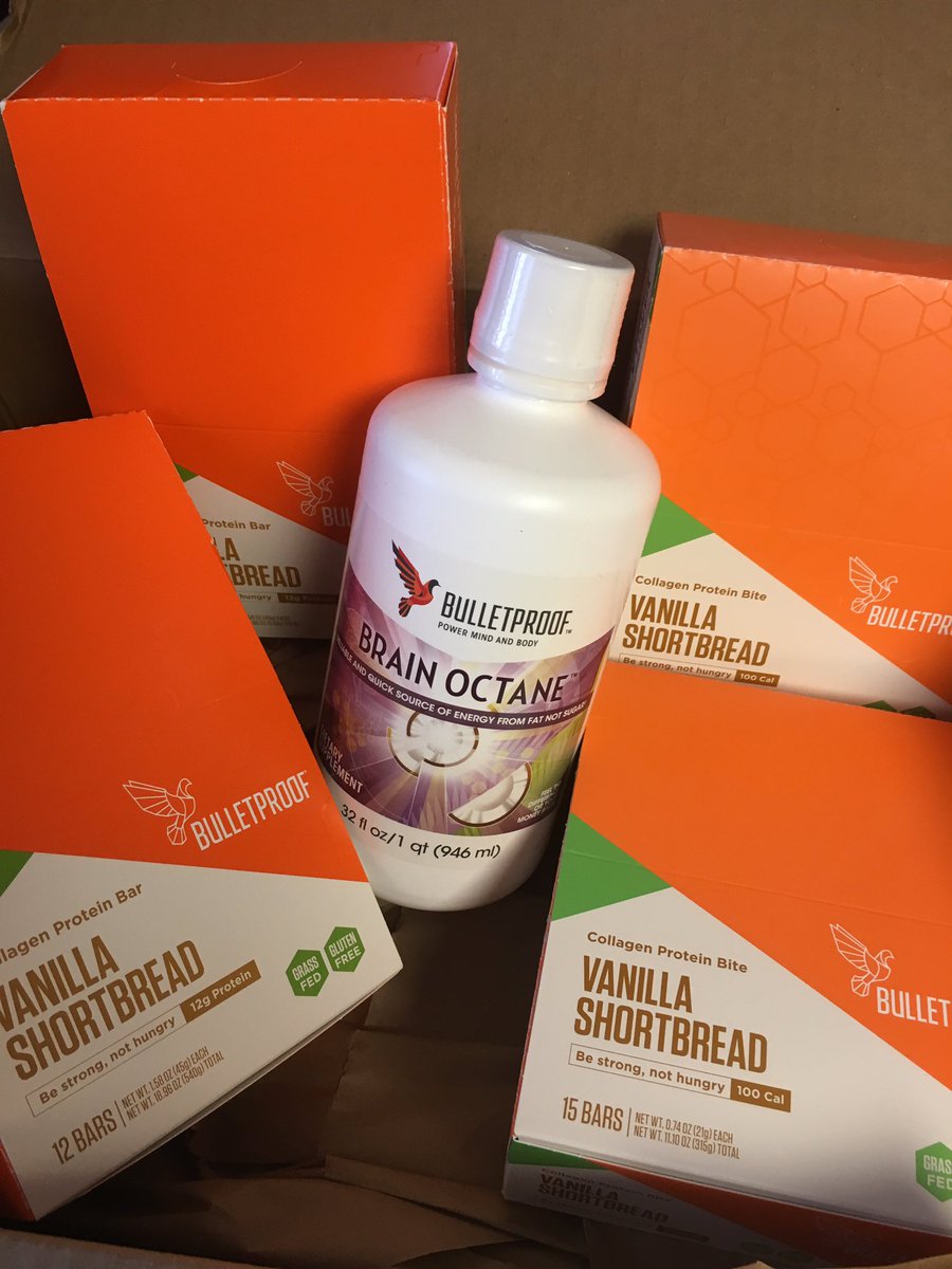 I can function now. Thanks UPS for coming early. Thanks <a href="/bulletproofexec/">Dave Asprey</a> and <a href="/CrosbyTailor/">Crosby Tailor</a> for making me better.