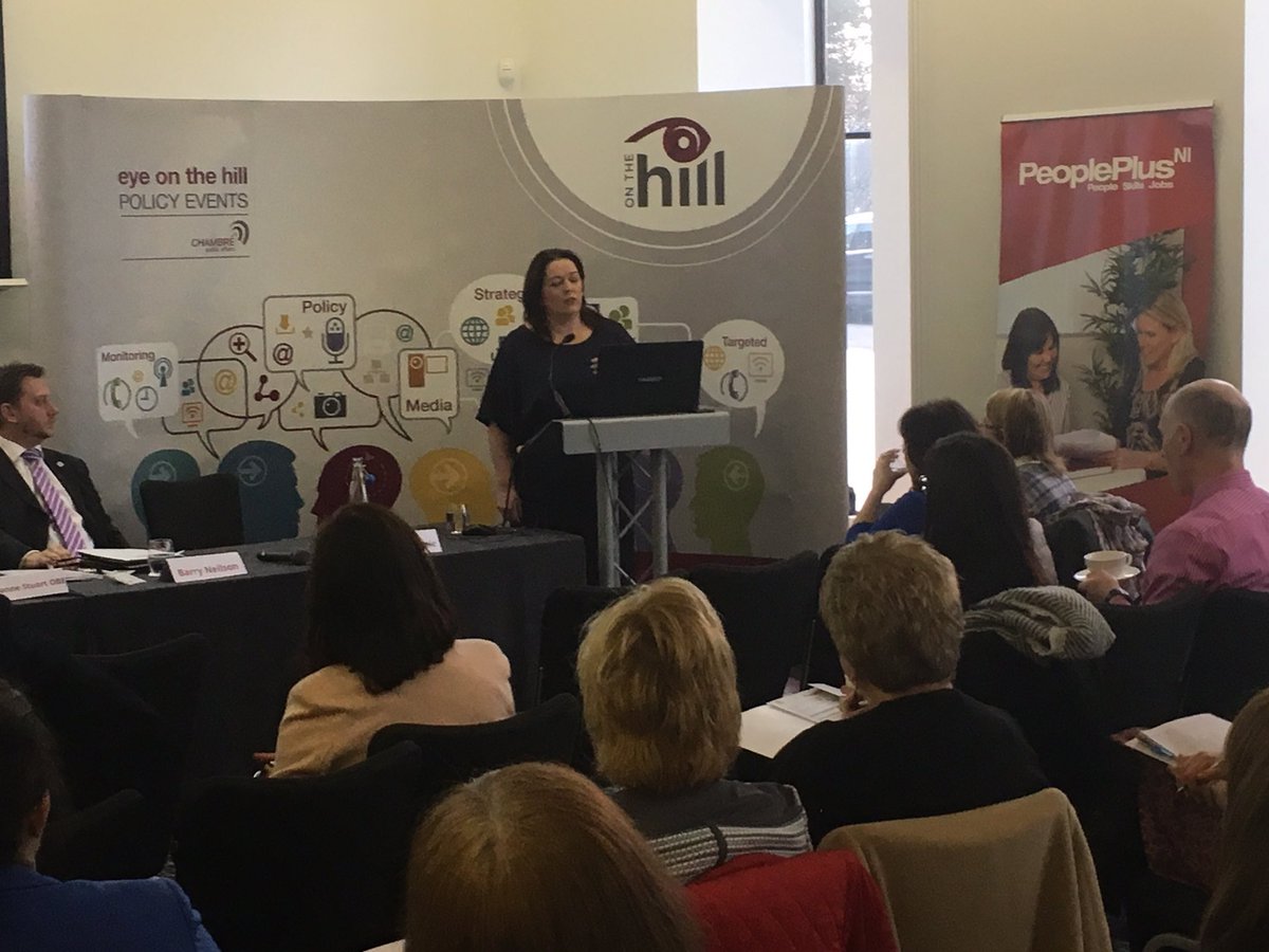 WillChambre's tweet photo. @tinamckenz @PeoplePlusNI says pet hate is people in NI talking about "good" jobs #eyeonskills @chambrepa https://t.co/y4Kg2UTS1v