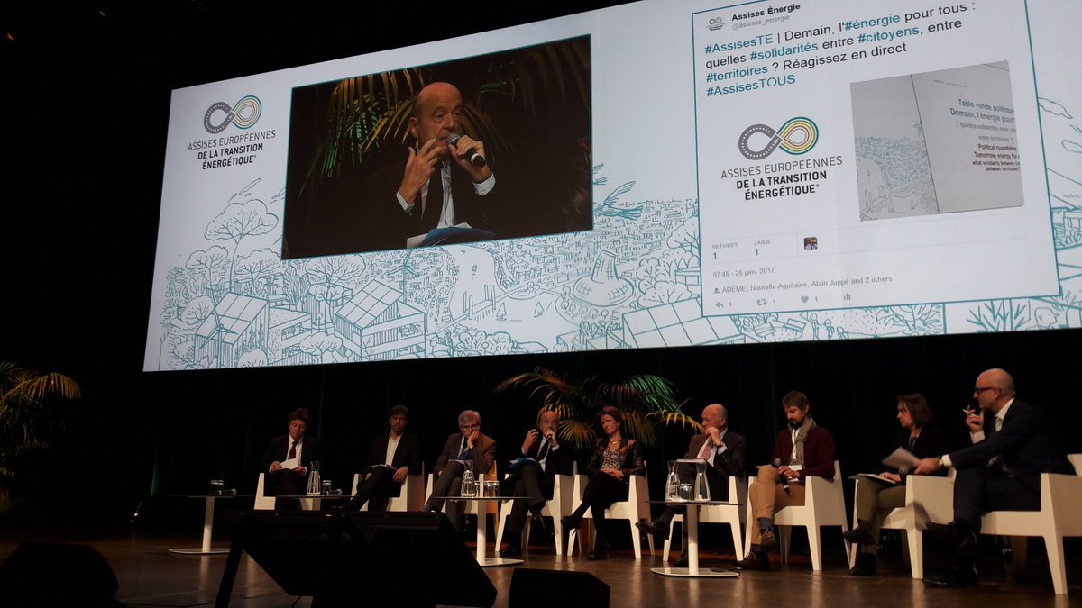 tblosseville's tweet photo. #transitionénergétique "Sortons de ce schéma qui ferait que la solution serait la même à Strasbourg qu'à Bordeaux" @alainjuppe #AssisesTOUS https://t.co/bMGnhqWVlV