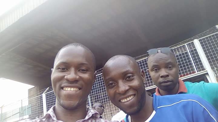 HonseyjMr's tweet photo. MD 4. @kazzyy007 ,@FutballG & my humble self after#SHOMFM
@Official3SC & @mfm had to share the spoil.
We move on
#NPFLLive #SupportNpfl https://t.co/8GH96uMsGW