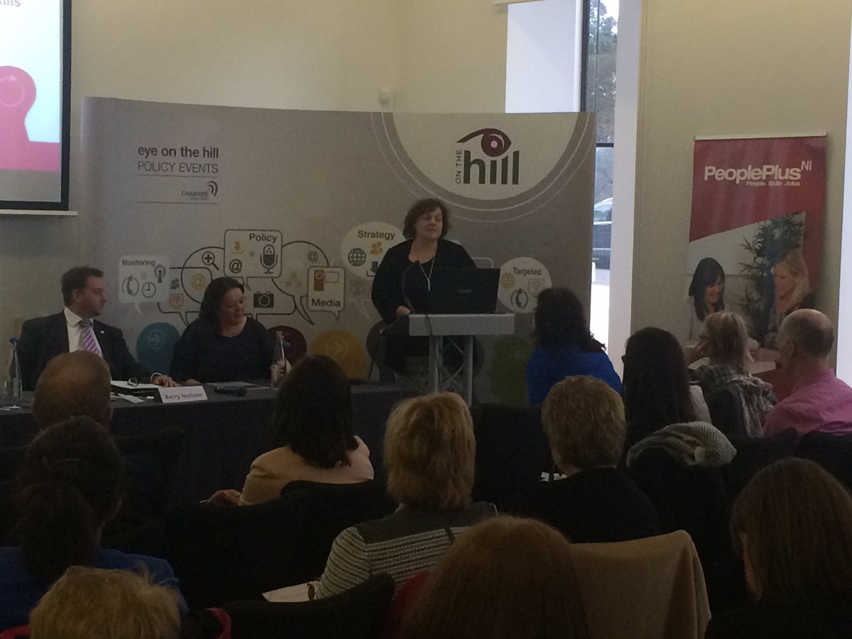chambrepa's tweet photo. Joanne Stuart discussing what is the 'Knowledge Economy' and why is it important for NI @CatalystInc #eyeonskills https://t.co/JwjIN7chnu