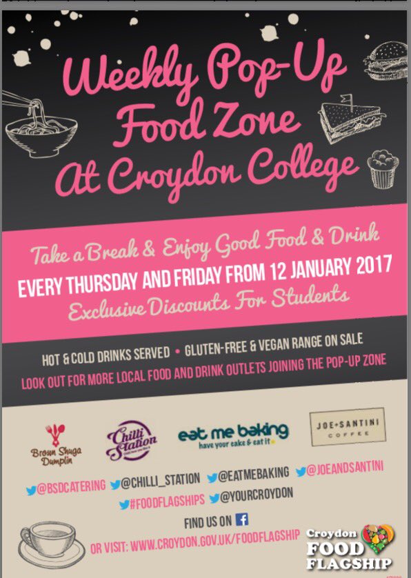 chilli_station's tweet photo. Lets do lunch! The Croydon foodzone 😊#chillistation #croydon #foodflagship @yourcroydon @Joeandsantini @BSDCatering @eatmebaking https://t.co/iBIortpnzy