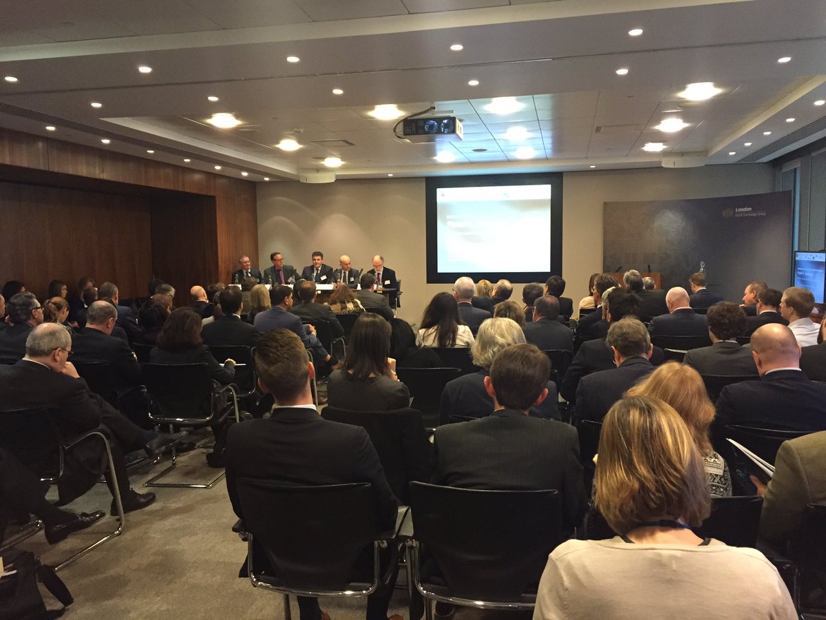 BIA_UK's tweet photo. Packed room as we start the oncology panel at @LSEplc @MedCityHQ #FHIF2017 #healthinvest with @BTGplc @Immunocore @KymabLtd @CellMedica https://t.co/Jo9UXTlmfH