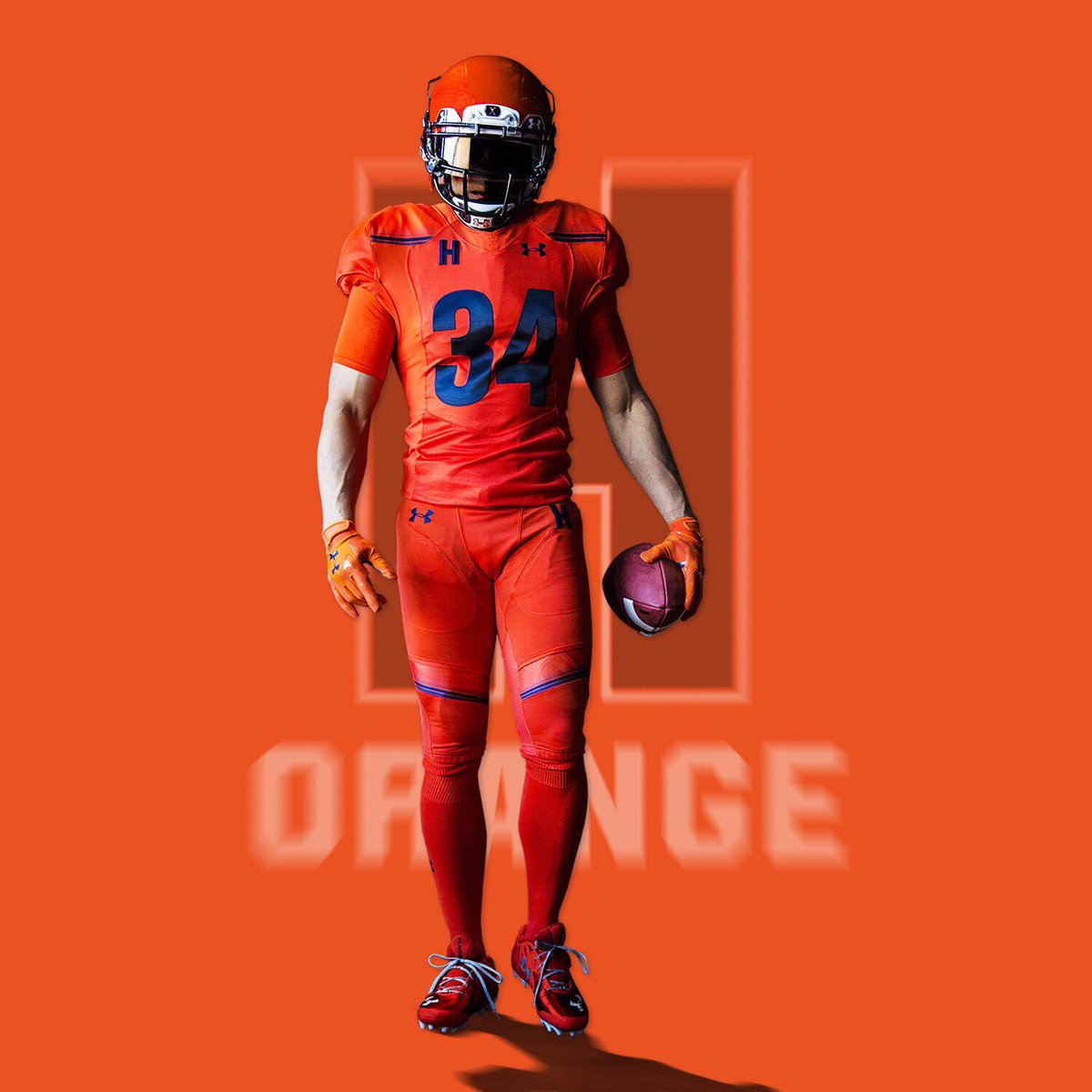 GO ORANGE HOSEI FOOTBALL NEW UNIFORMS #orange #hoseifootball