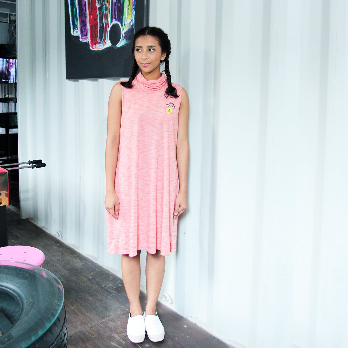 GraphisID's tweet photo. Yuk tampil gaya dengan dress pink cantik dari Graphis ini. Tersedia di stores dan online. https://t.co/CjO1kCUd1C