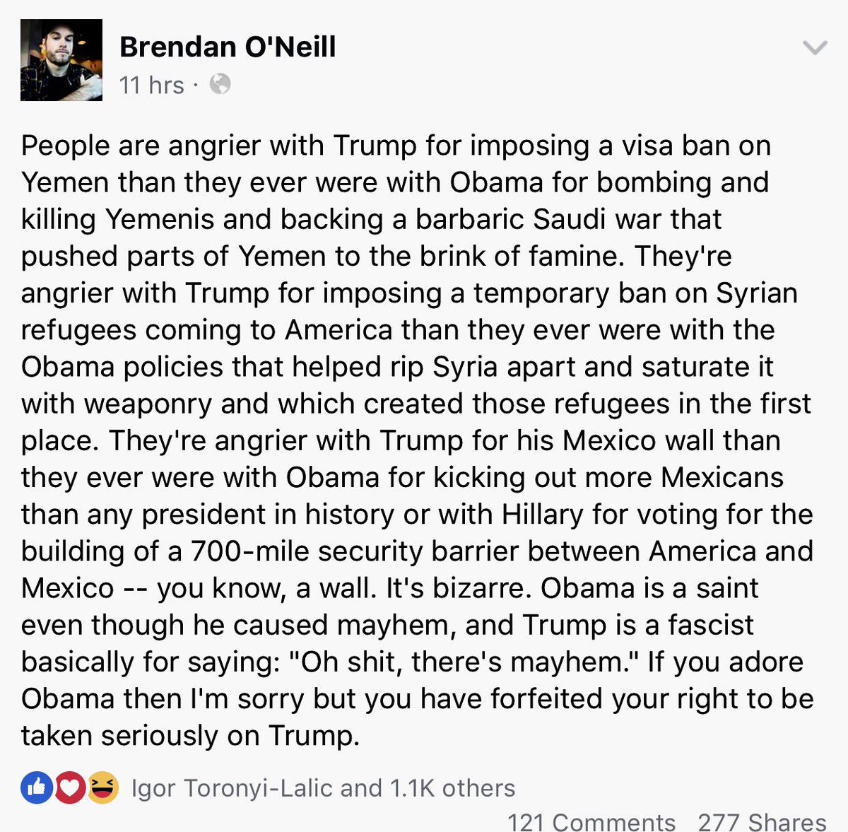 spikedonline's tweet photo. Brendan O'Neill on the strangeness of Trump-bashing https://t.co/Z8cHP3tPei