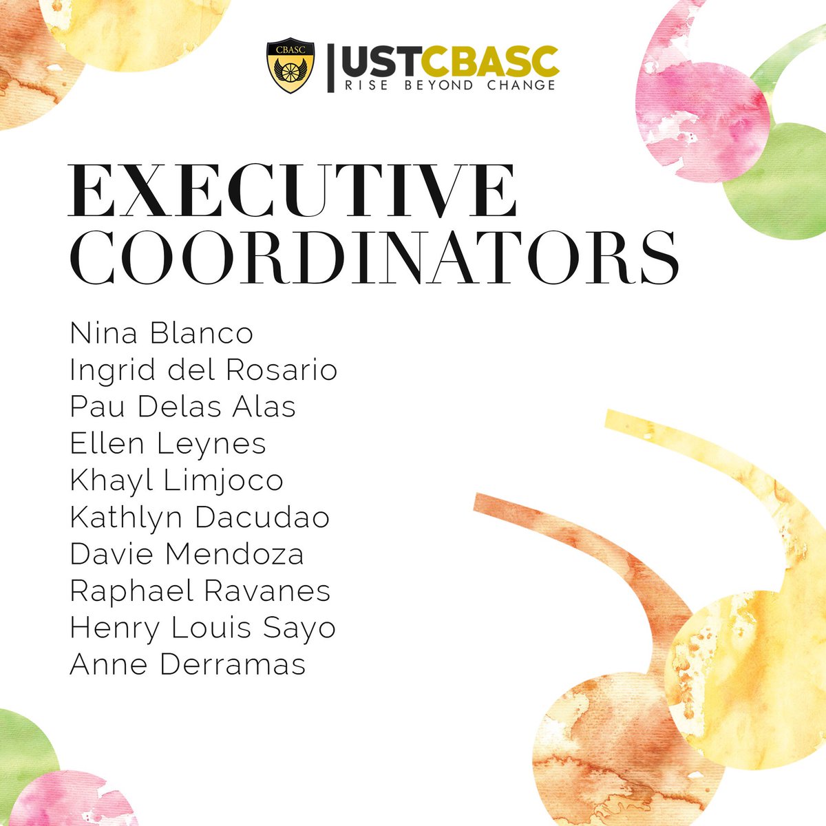 USTCBASC's tweet photo. #CBASCFeature: SC Promotions 2017 (1/2)
Congratulations, to all the student coordinators! Continue to rise beyond change, Ka-Komersiyo! https://t.co/rY3RMBAwuU