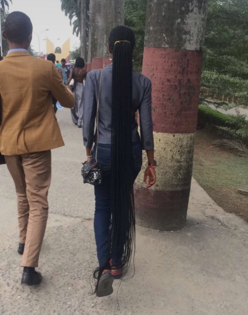 KneWKeeD's tweet photo. Someone spotted Rapunzel in Unilag today. https://t.co/MCZoB7upE6