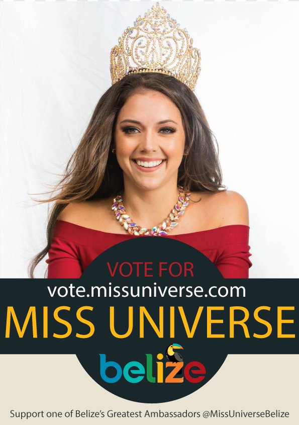 larrywaight's tweet photo. Support 1 of #Belize's Greatest #ambassador @MissUniverseBelize #VOTE for #MissUniverse #Belize #RebeccaRath! https://t.co/ZyhtpeOV1W https://t.co/5IAByWwWAy