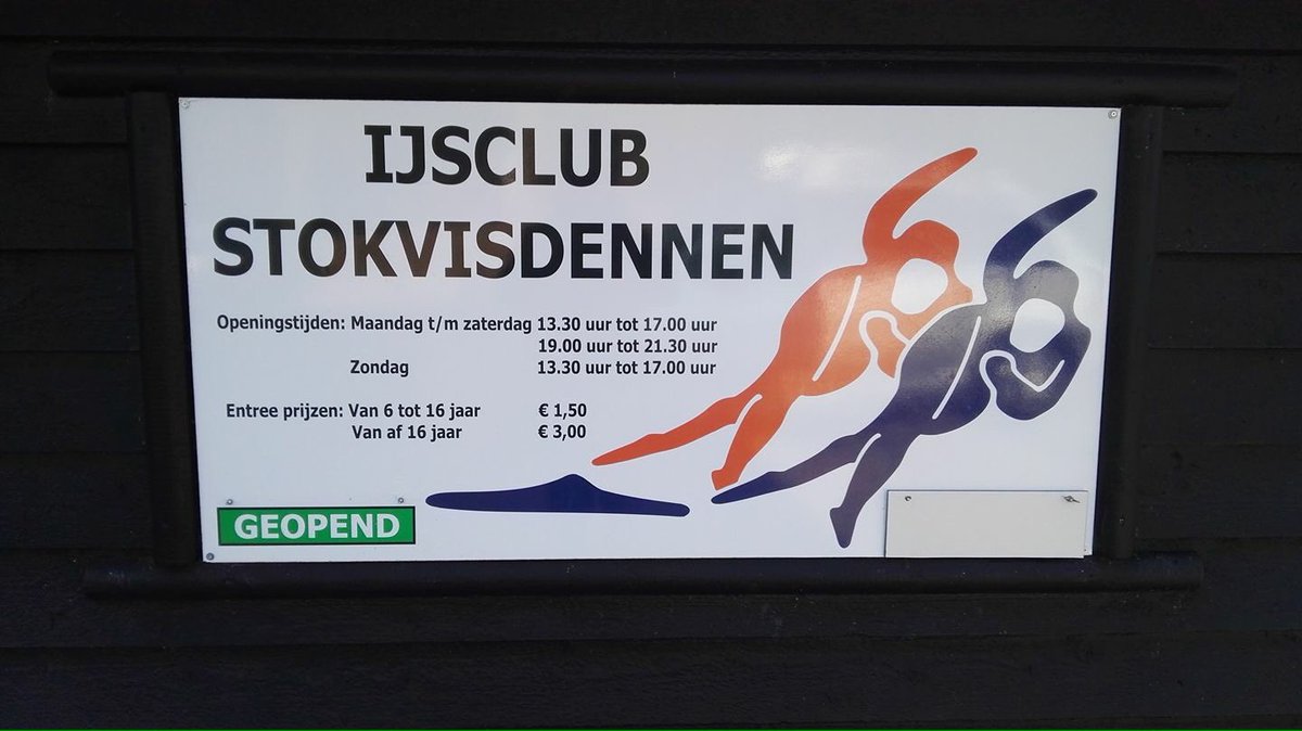 Na 4 jaar het bordje geopend vrij kunnen geven.  We zeggen er wel bij, voor hoe lang het ijs het toelaat. #natuurijs #dalfsen