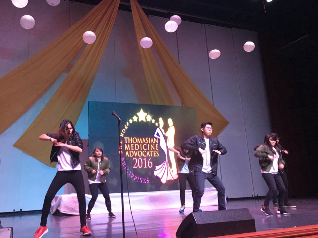 USTMED_TERPS's tweet photo. Performed at the Thomasian Medicine Advocates 2016! #TMA2016 #OneTwoTerps https://t.co/7kgVzW6Ksl